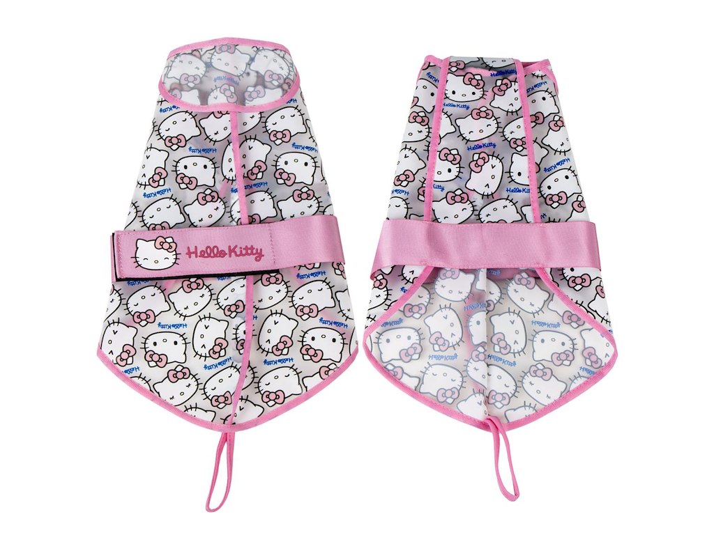 Justerbar vandtæt hunderegnfrakke med Hello Kitty design
