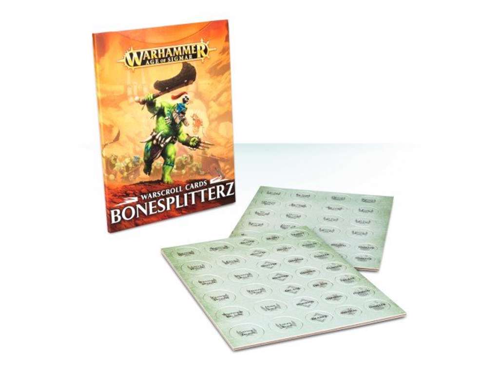 Warhammer Age of Sigmar: Warscroll Cards- Bonesplitterz