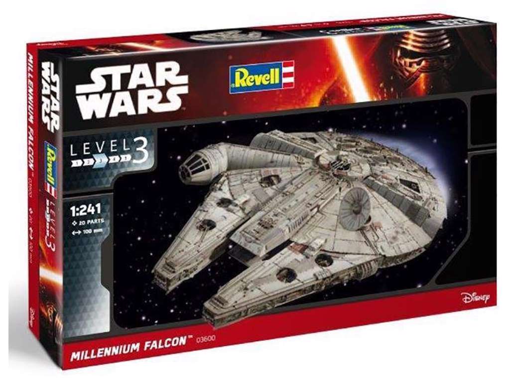 Millenium falcon 1:241 model fra Revell