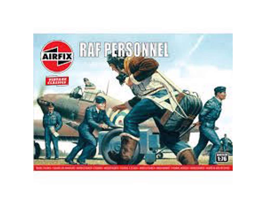 WWII RAF Personnel 1:76 figurer fra Airfix