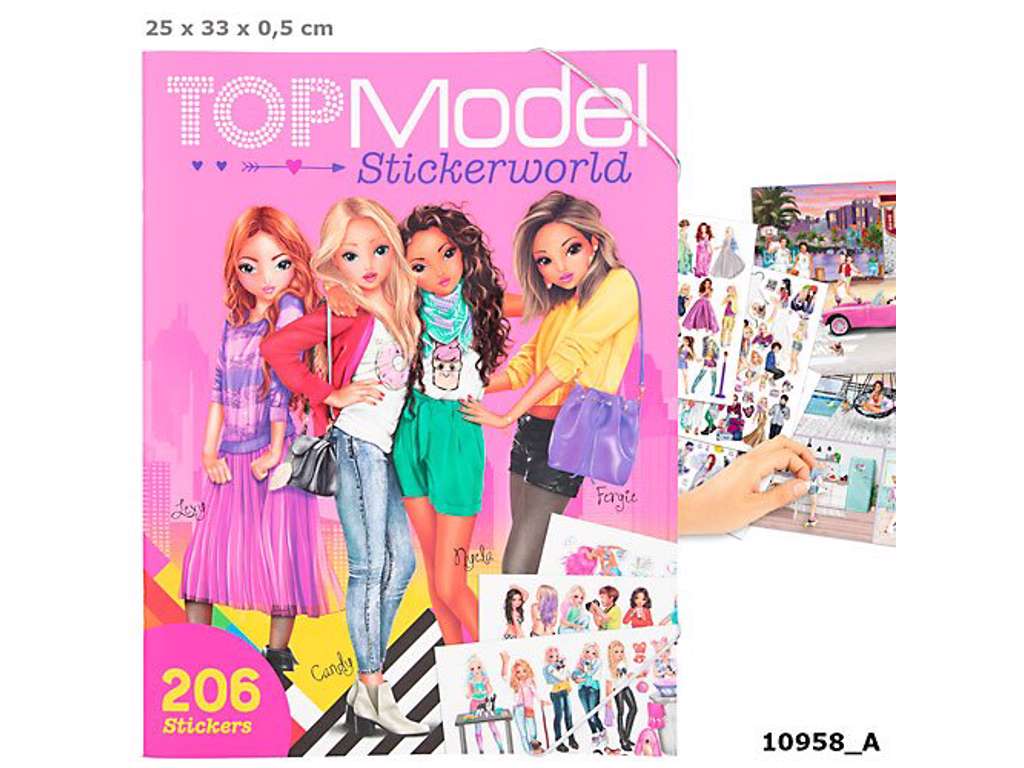 Top Model sticker worlds