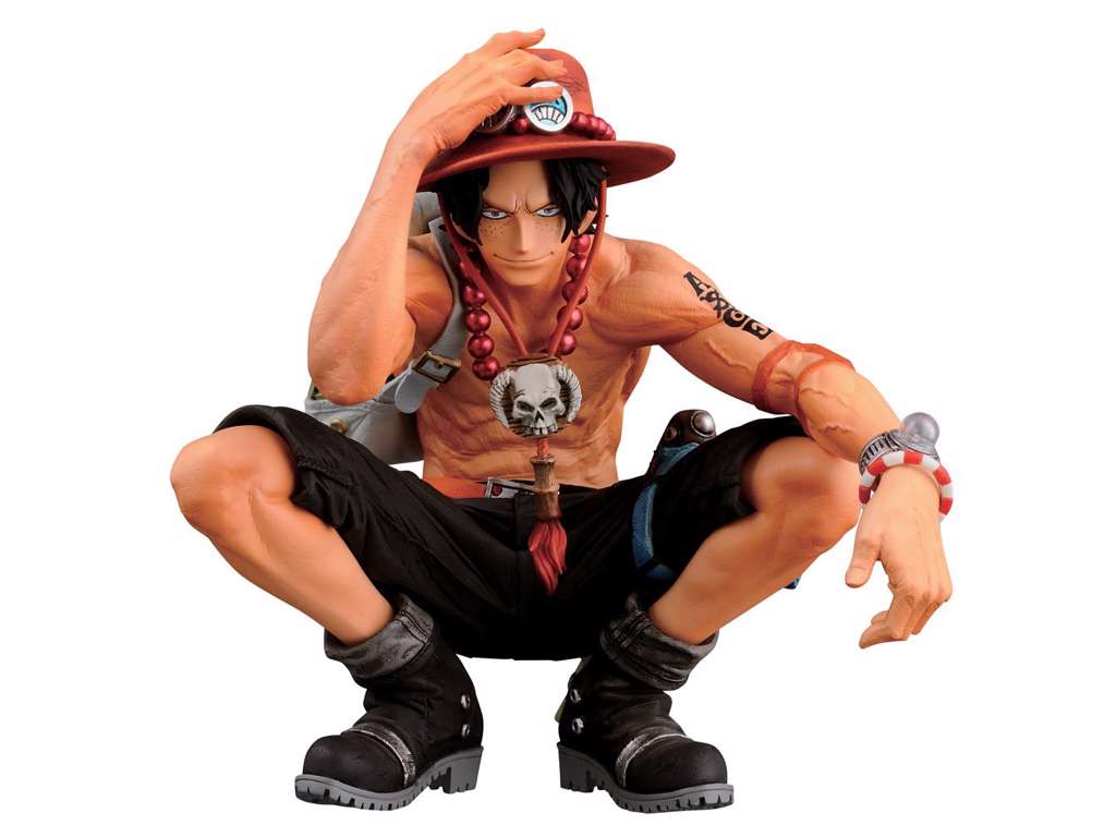 One Piece figur af King Of Artist Portgas D. Ace på 17 cm