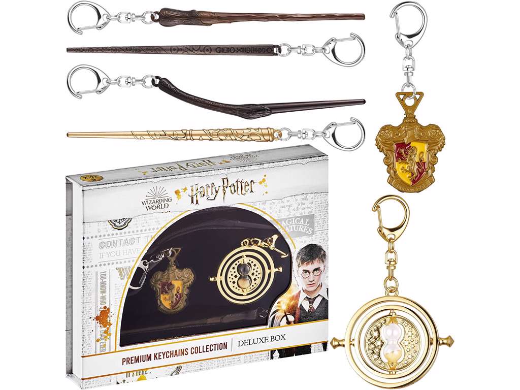 Harry Potter Deluxe Nøgleringe 6-Pak - Gryffindor (Sæt B)