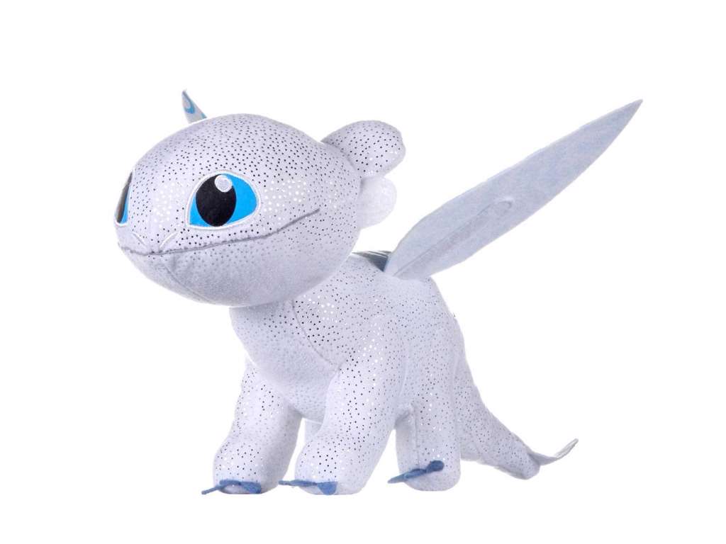 How to Train Your Dragon 3 bamse af Light Fury på 32 cm