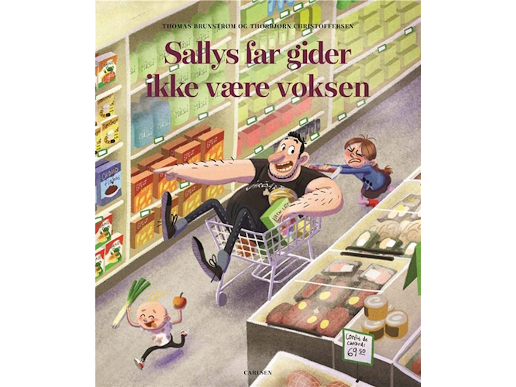 Sallys far gider ikke at være voksen - Bog