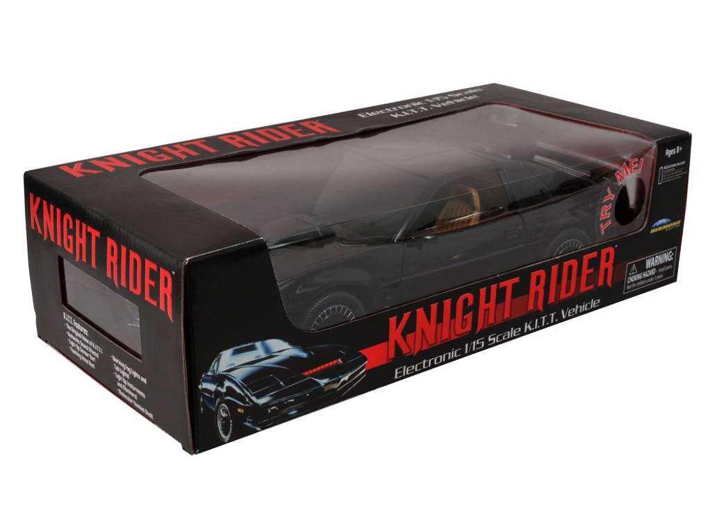 Knight Rider Super Pursuit Mode KITT 35cm med lys og lyd