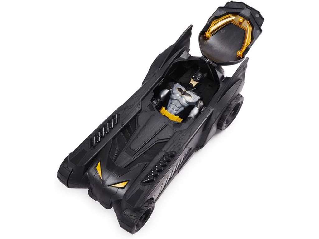 DC Comics Batmobil med Tactical Batman figur på 30 cm