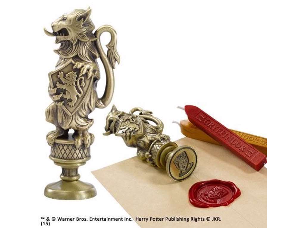 Vokssegl med Gryffindor fra Harry Potter