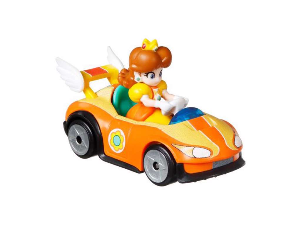 Hot Wheels Mario Kart Prinsesse Daisy bil med vinger