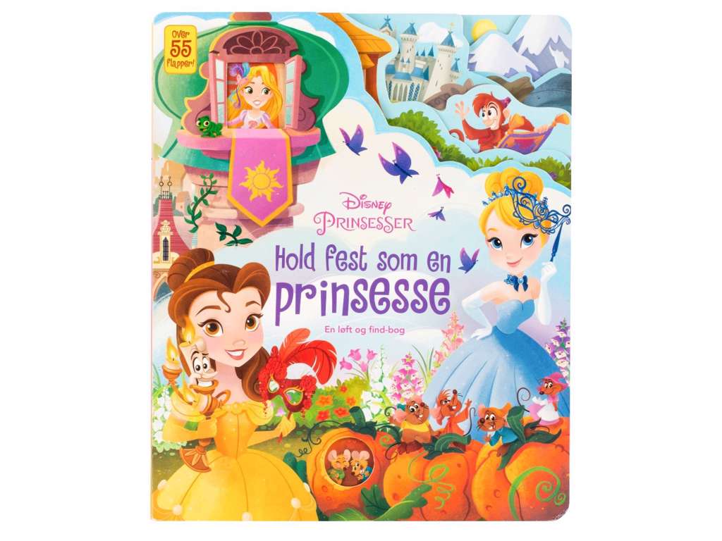 Disney - Hold fest som en prinsesse - børnebog