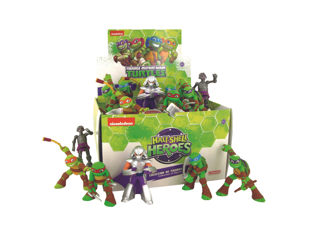1 stk. Teenage Mutant Ninja Turtles figur - Assorteret