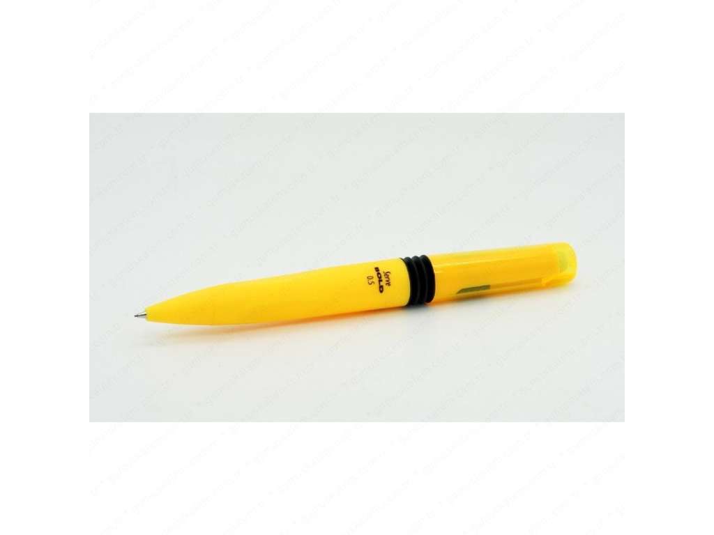 Stiftblyant 0.5 mm med viskelæder - gul