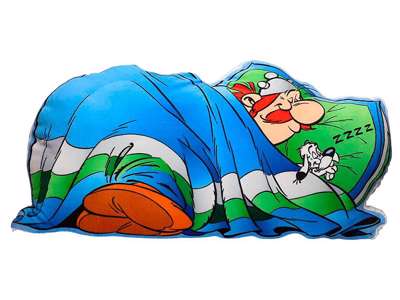 Sovende Obelix hovedpude