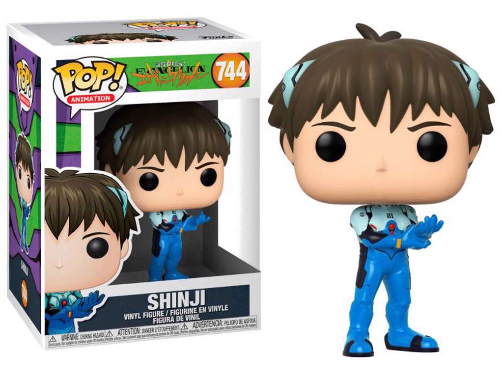 Evangelion POP! vinyl figur af Shinji Ikari på 9 cm