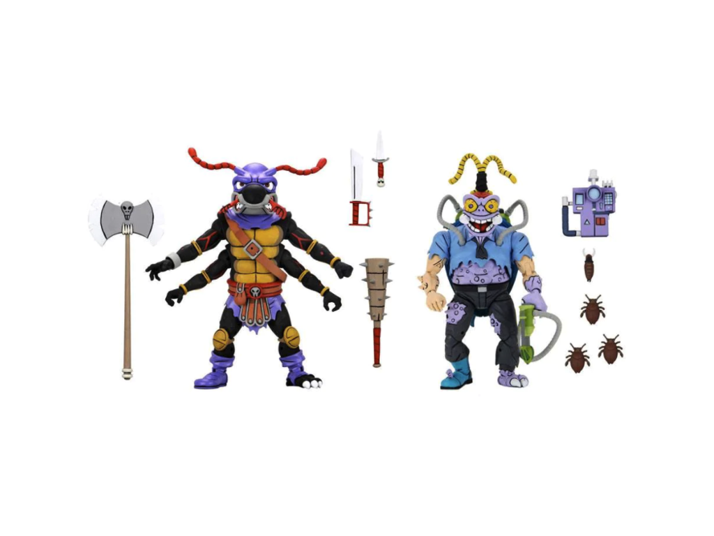 TMNT: Antrax and Scumbug -  action figur 2-pak - 17 cm.