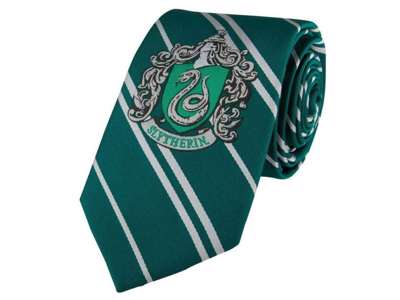 Vævet slips Slytherin til voksne Harry potter fra Cinereplicas