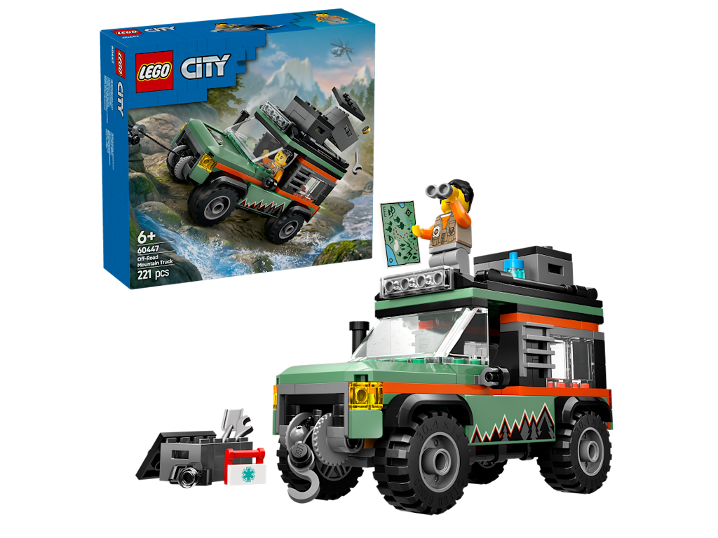 Firhjulstrukket bjerg-offroader - 60447 - LEGO City Great Vehicles