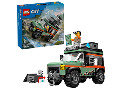 Firhjulstrukket bjerg-offroader - 60447 - LEGO City Great Vehicles
