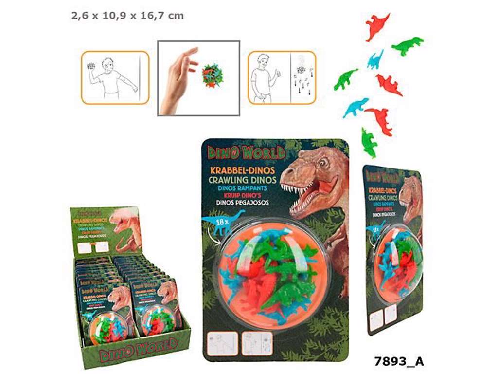 Dino World kravlende dinoer