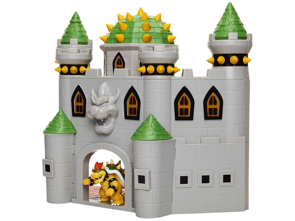 World of Nintendo Super Mario Deluxe Playset Bowser Castle
