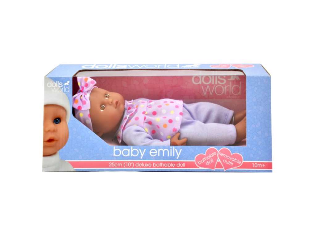 Baby Emily  Badedukke på 25cm