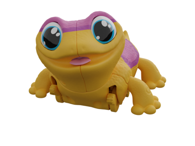 Animagic - Let's Go Gecko elektronisk kæledyr - Gul