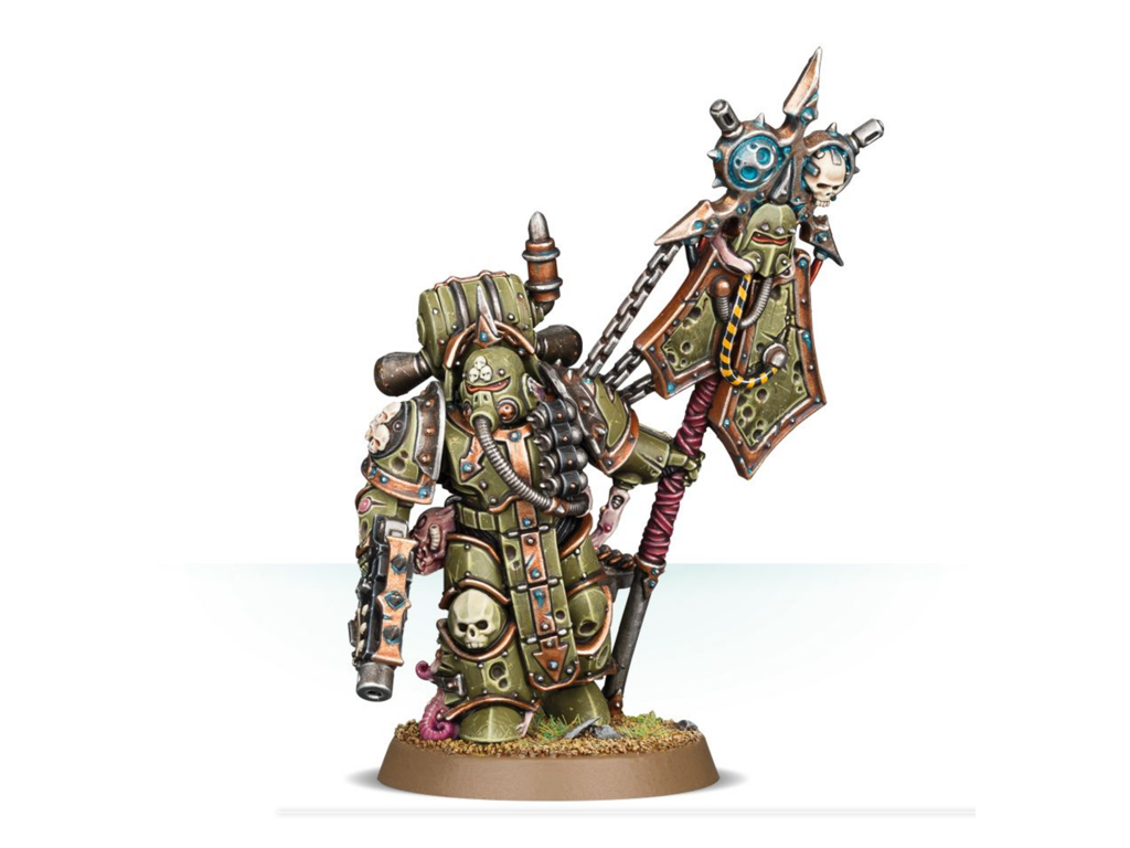 Death Guard Plague Marine Icon Bearer