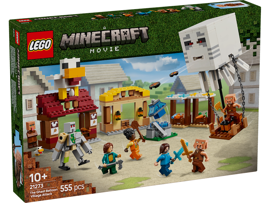 Ghast-ballonens angreb på landsbyen - 21273 - LEGO Minecraft