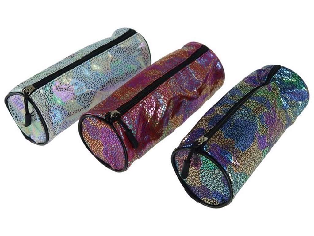 Rundt penalhus med glimmer