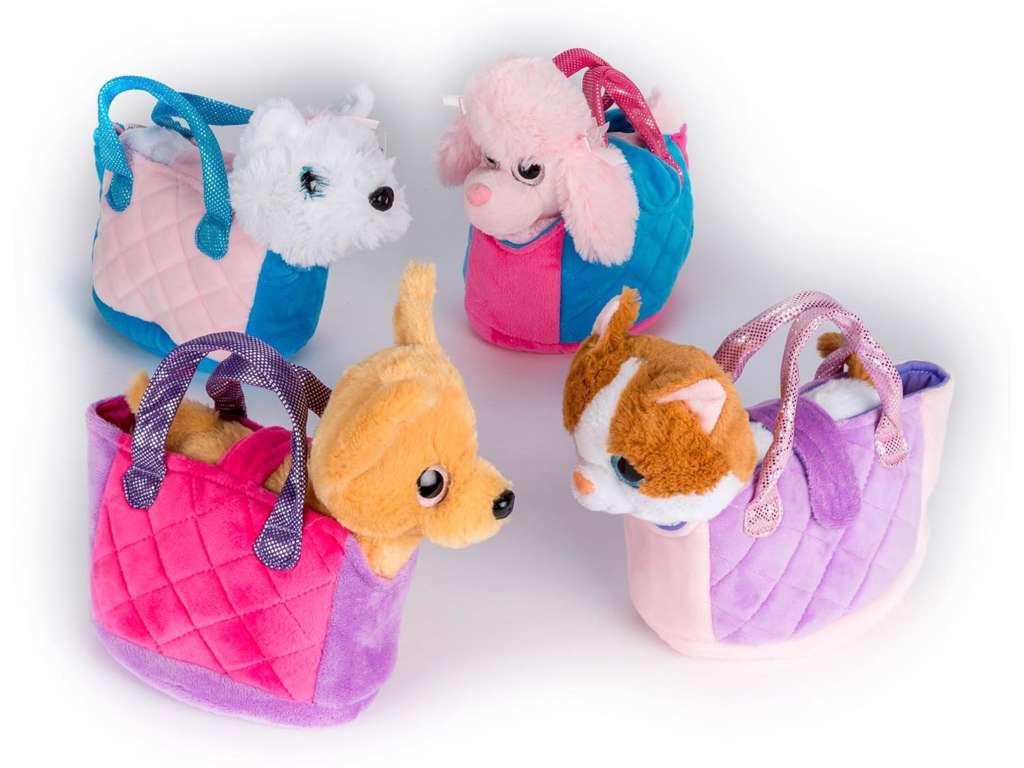 Kæledyr i plys på 17 cm fra Kiddy-I