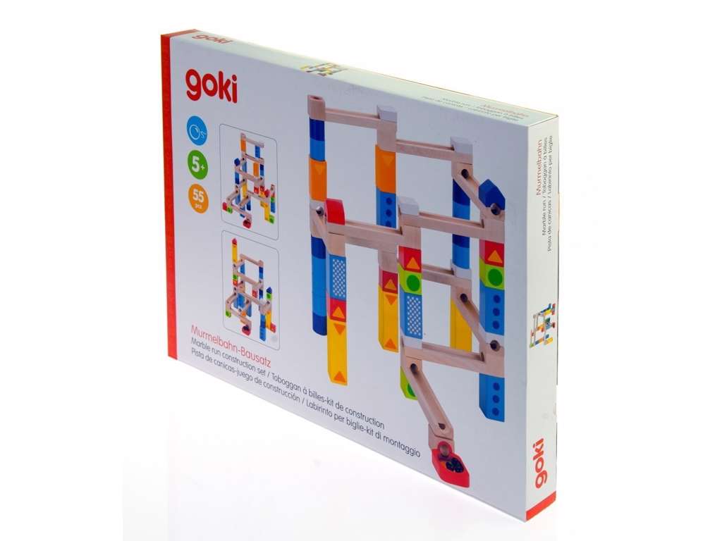 Kuglebane i træ - 55 dele