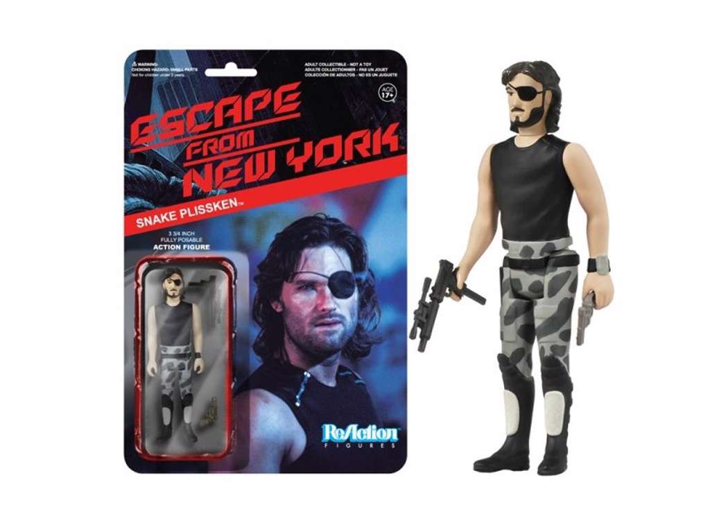 Escape From New York "ReAction" action figur Snake Plissken i tank top 10 cm fra Funko