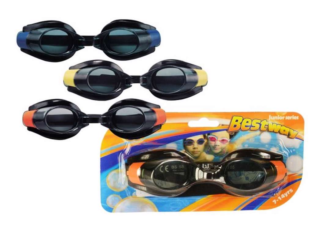 Svømmebrille pro til 7-14 år - flere forskellige