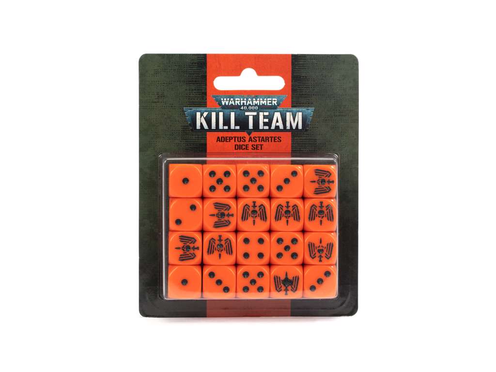 Kill team: Adeptus Astartes Dice Set 20 stk D6 - Terninger til Kill Team Warhammer 40.000 *Udgået