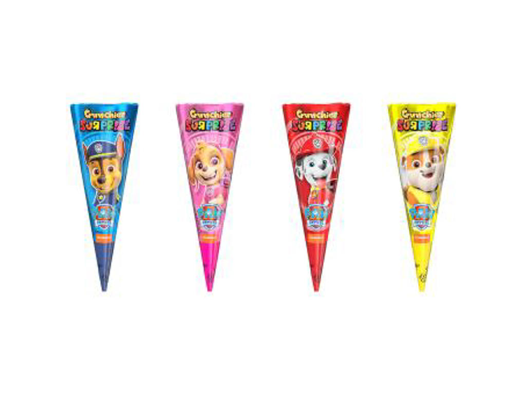 1 stk. Paw patrol Crunchies - Vaffel med pralinfyld