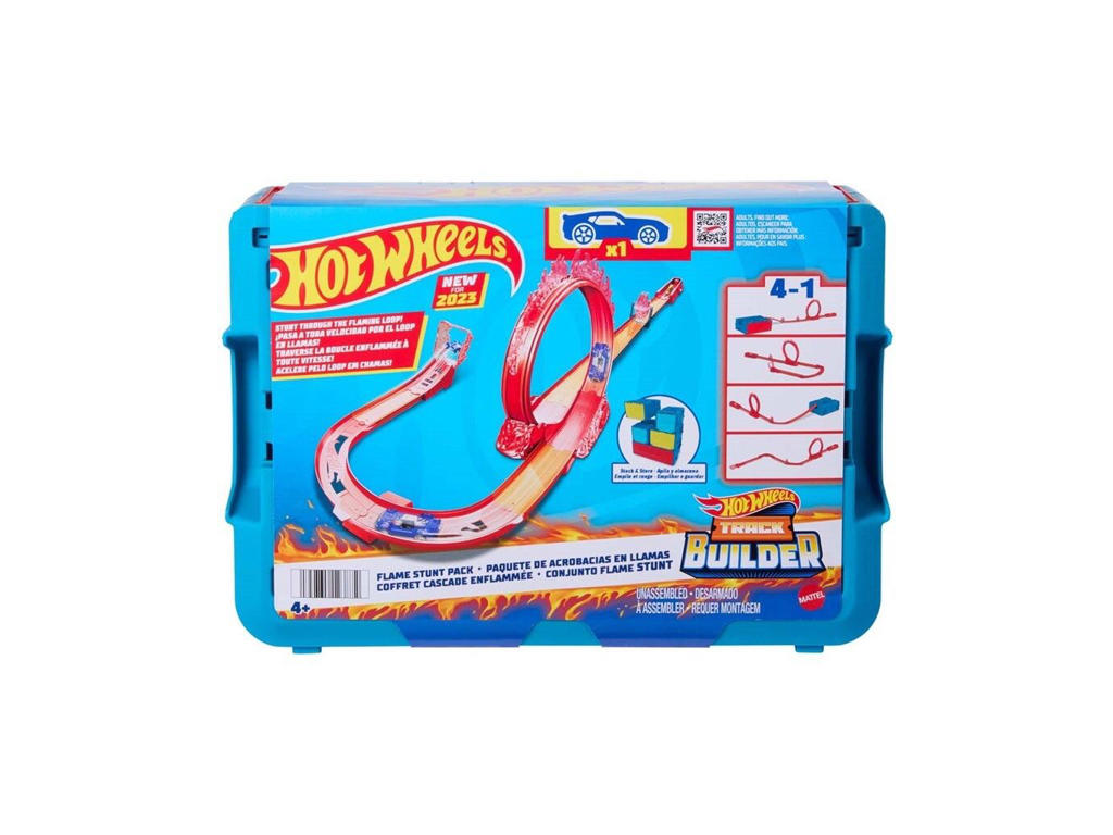 Hot Wheels Track Builder Flame Stunt Pack