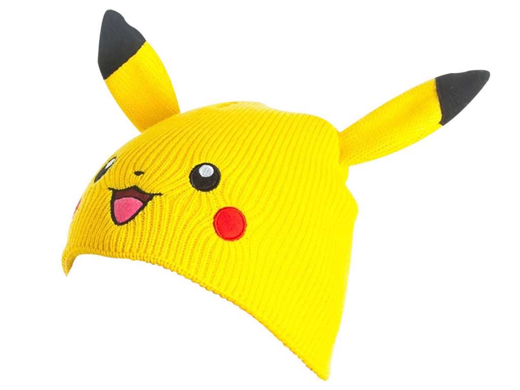 Pokémon beanie hue med Pikachu hoved