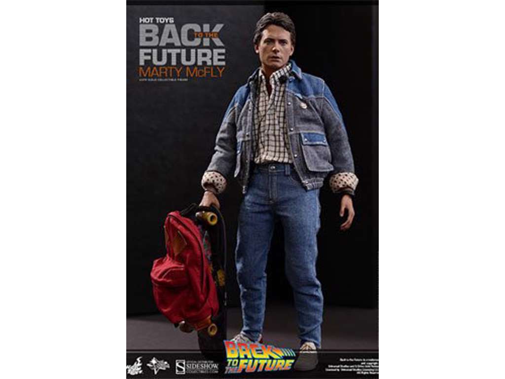 Back to the Future Movie Masterpiece action figur 1/6 Marty McFly 28 cm