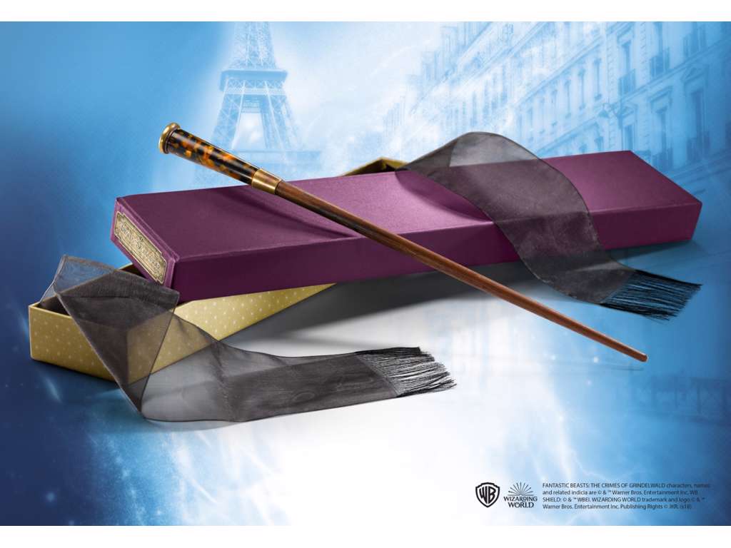 Theseus Scamanders tryllestav fra Fantastic Beasts 2 (Ollivander boks)