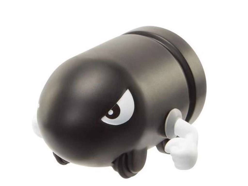 Super Mario: Bullet Bill figur på 5 cm med optræk