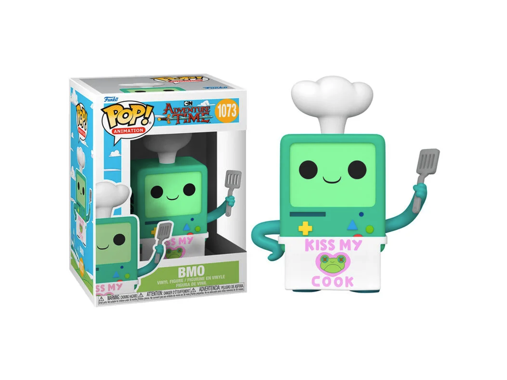 Adventure Time POP! Animation Vinyl Figure BMO Kiss my Cook 9 cm