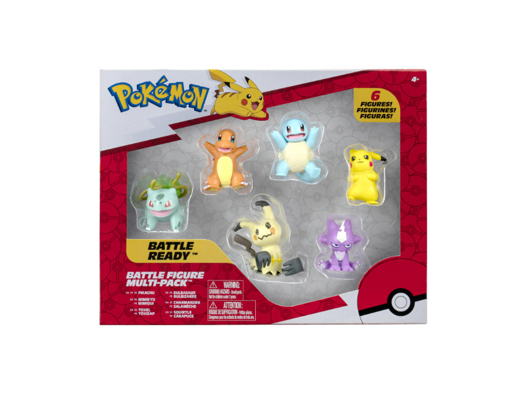 Pokémon Battle figurer 6-pak