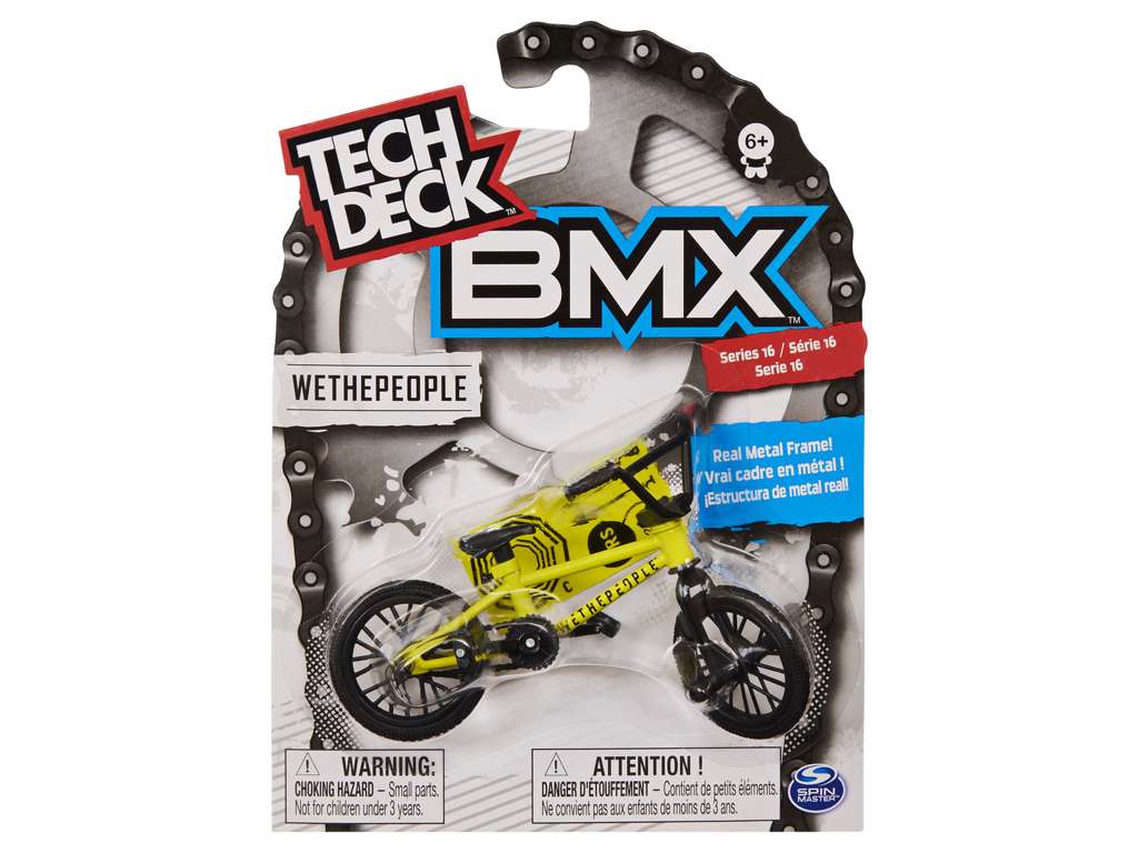 Tech Deck BMX fingercykel - We the people - gul