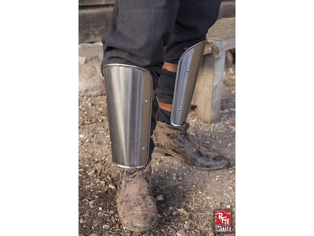 RFB Leg Protection - Polished Steel - Medium