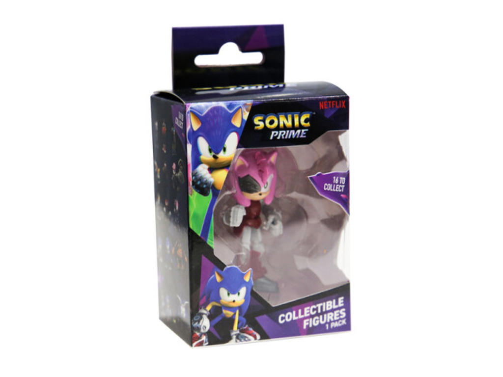 SONIC Figur i vinduesæske 6,5 cm S1 - Amy Rose