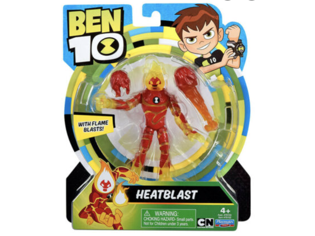 Heatblast fra Ben 10 på 12 cm