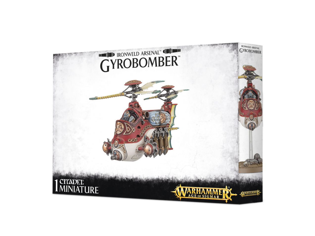 Gyrobomber - dværgeamphelikopter til Warhammer Age of Sigmar