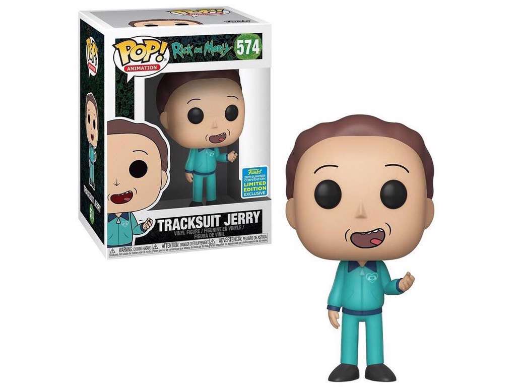 Rick and Morty POP! vinyl figur af Tracksuit Jerry SDCC Exclusive på 9 cm