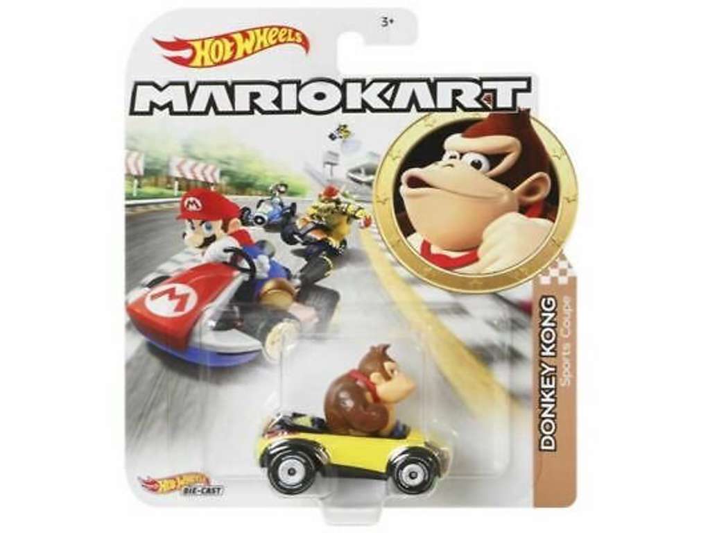 Mariokart Hot Wheels bil med Donkey Kong fra Super Mario