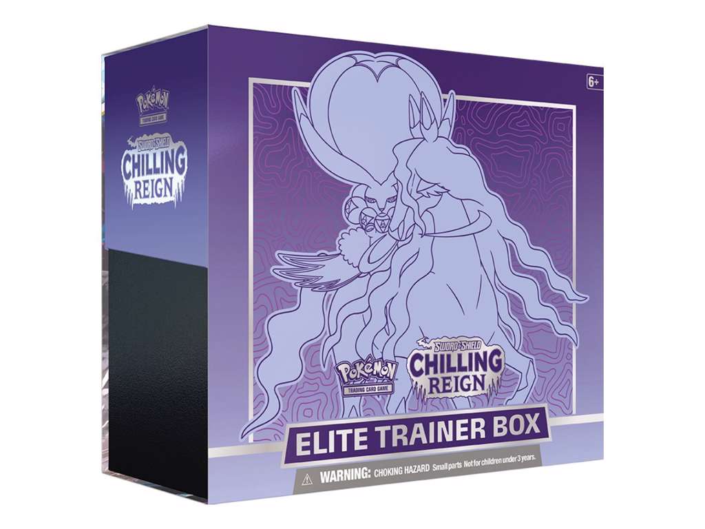 Pokémon Sword & Shield Chilling Reign Elite Trainer Box - Shadow Rider Calyrex